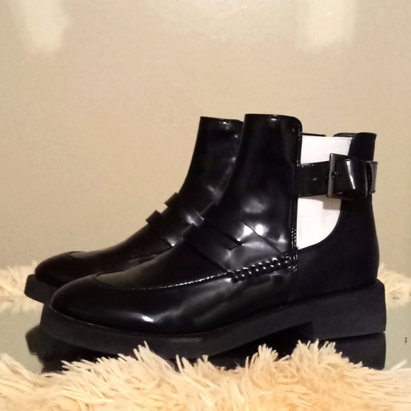 Free People Shoes - FREE PEOPLE "FP" COLAB LOAFER STYLE VEGAN ANKLE BOOTS